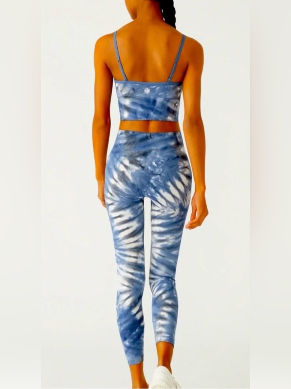 TORY SPORT High-Rise Seamless Tie-Dye 7/8 Leggings Size: Large
